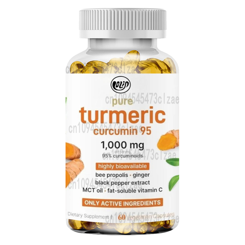 Turmeric Curcumin Capsule - Kurkuma Curcumine-supplement 1000 mg met 95%