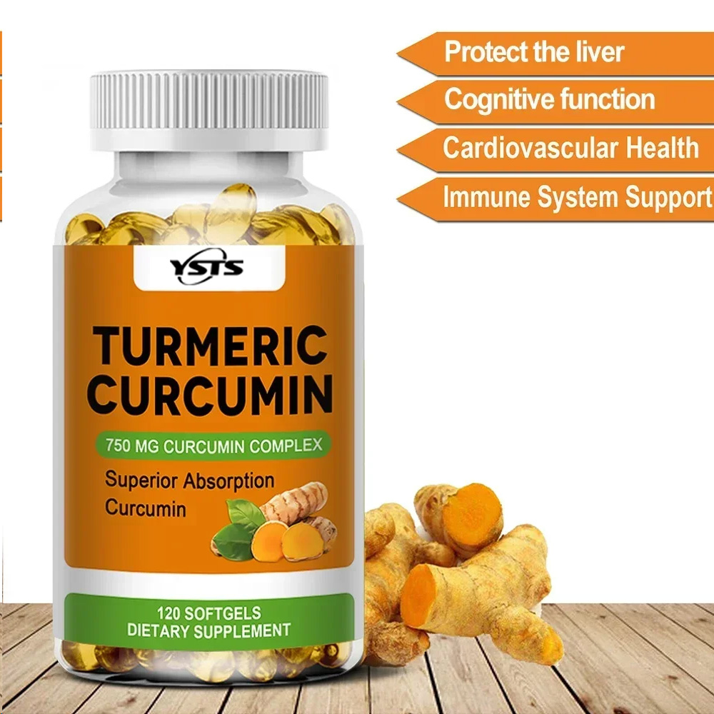 Turmeric Curcumin Capsule - Biologische Kurkuma Curcumine - 750 mg