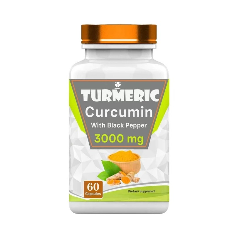 Turmeric Curcumin Capsule - Kurkuma Curcumine capsules met zwarte peper