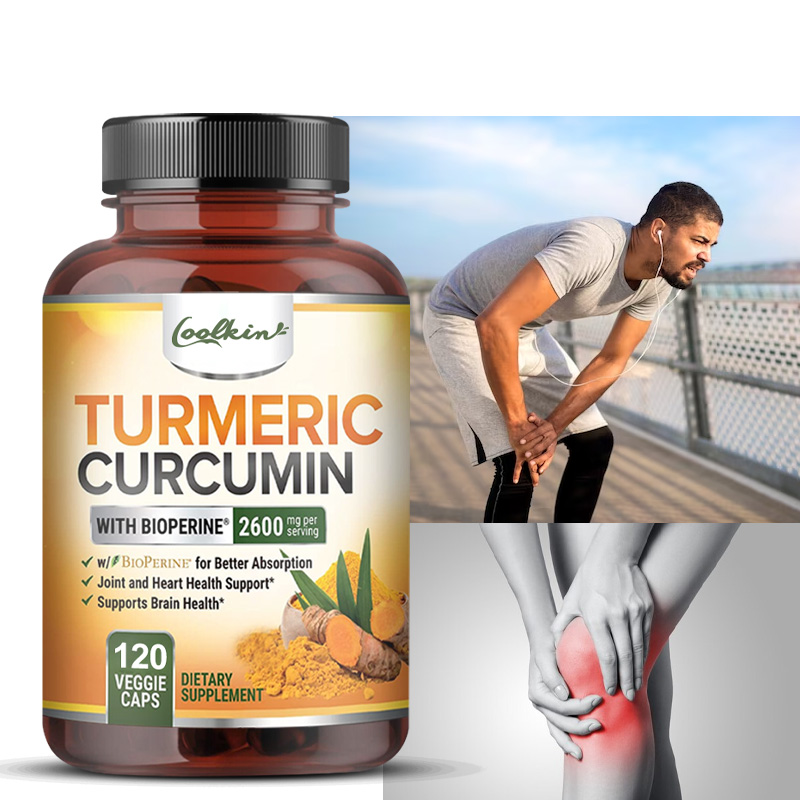 Turmeric Curcumin Capsule - Curcumine-capsules, natuurlijke gewrichtsteun met zwarte peper