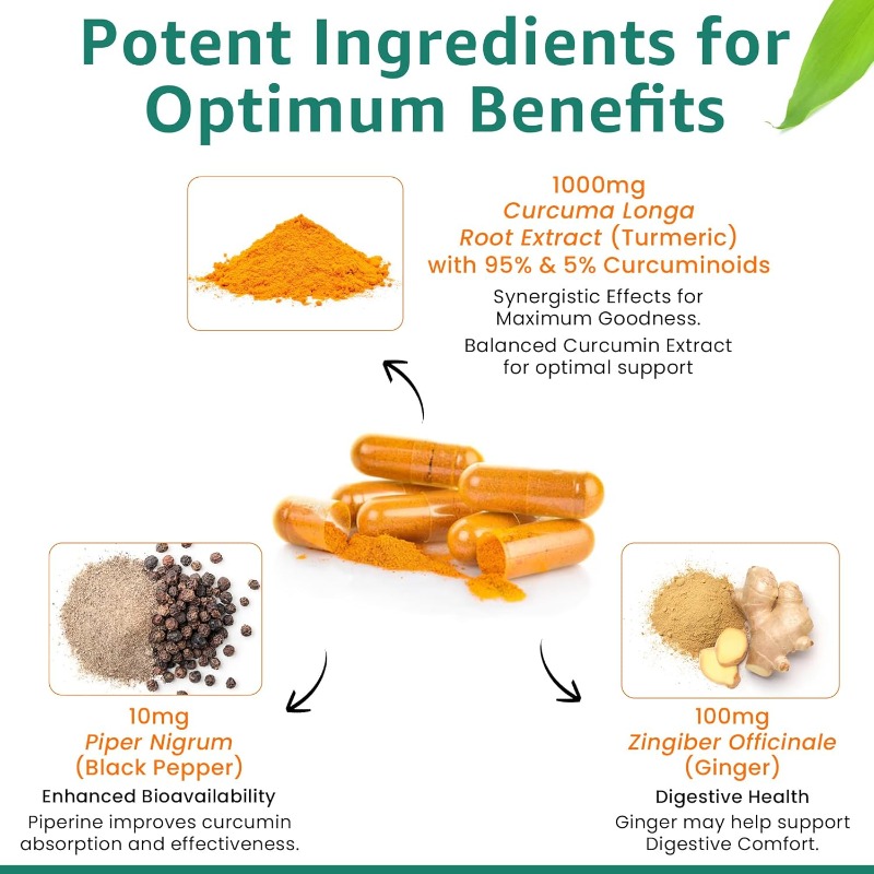 Voeding Curcumine Kurkuma Supp - Turmeric Curcumin Capsule recensie en prijs