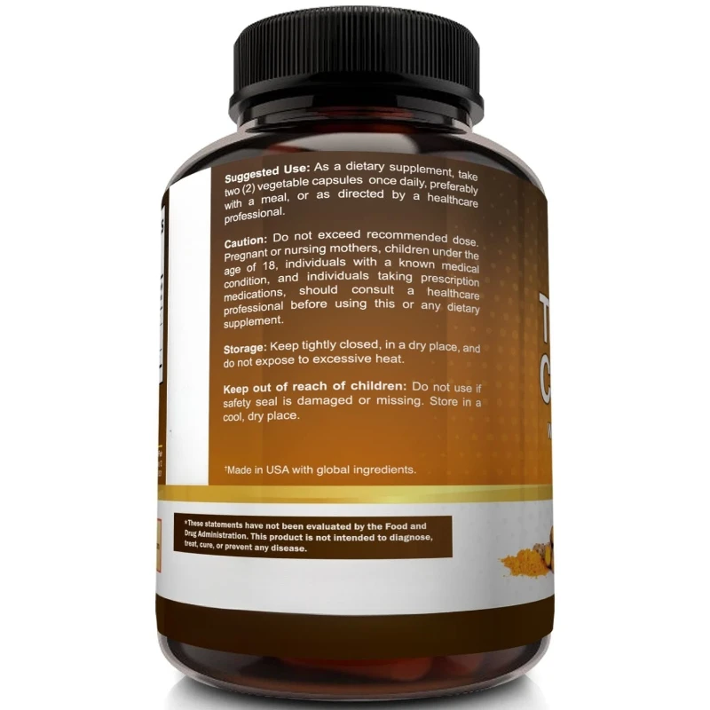 Kurkuma Curcumine-supplement 1 - Turmeric Curcumin Capsule recensie en prijs