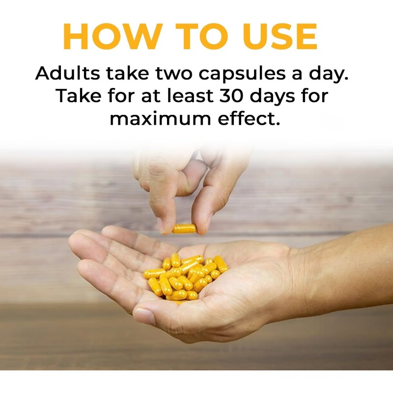 Kurkuma supplement curcumine 5 - Turmeric Curcumin Capsule recensie en prijs